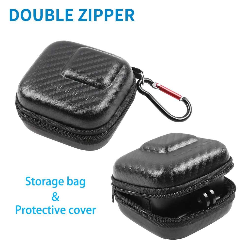 
SUREWO Mini PVC Bag Traveling GoPro Bag Storage Protective Box Compatible with GoPro Hero 7 Black/(2018)/6/5 Black and More 