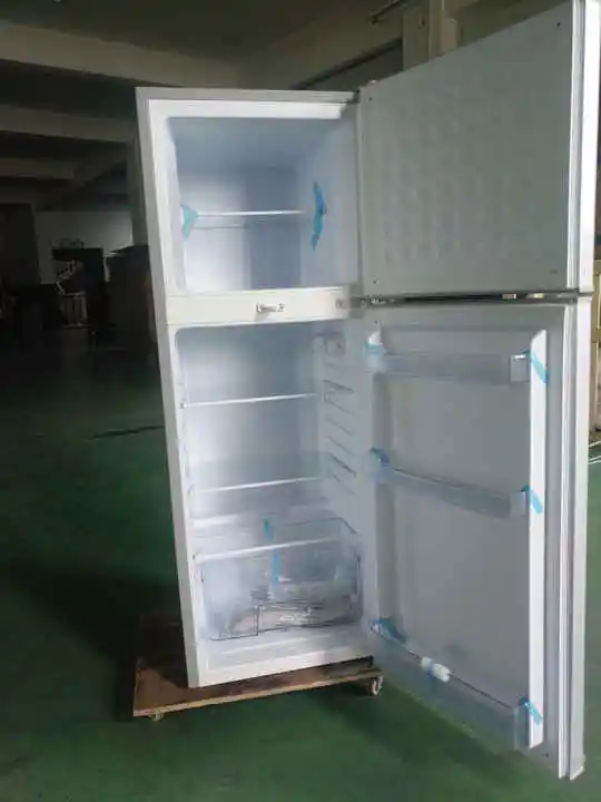 Домашний двухдверный верхний морозильник DC 12v 24v Солнечный холодильник для продажи