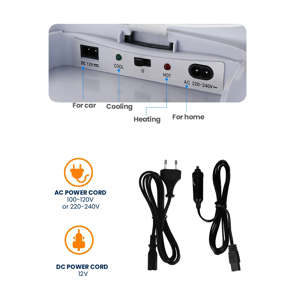 Camping Outdoor Car Fridge Mini Fridge High Grade DC 12V AC110-230V 12v 28L