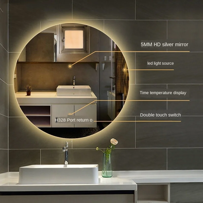 Lamxon bathroom accessories illuminated mirrors