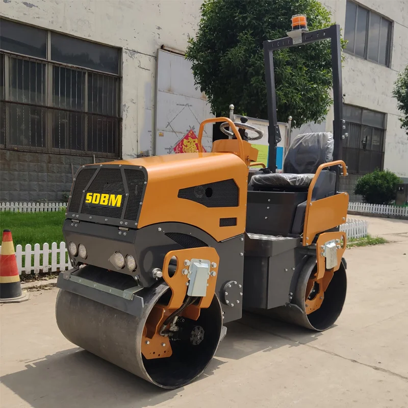 SDBM Construction Machinery Ride On road roller Trade roller 1ton  3ton 2 Ton 1.5 Ton Concrete Land Vibrator Compactor