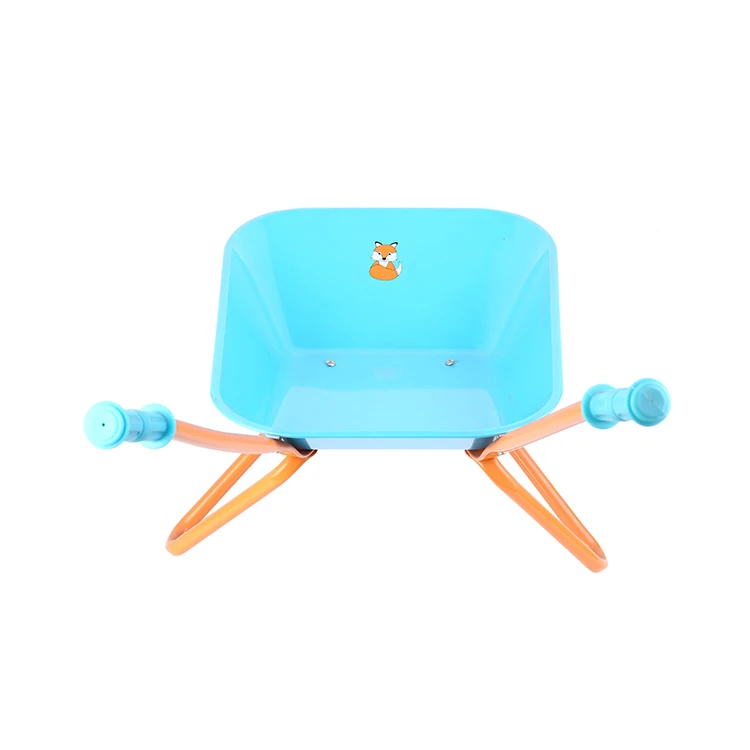 Children heavy duty stainless steel garden tools wheelbarrow cart