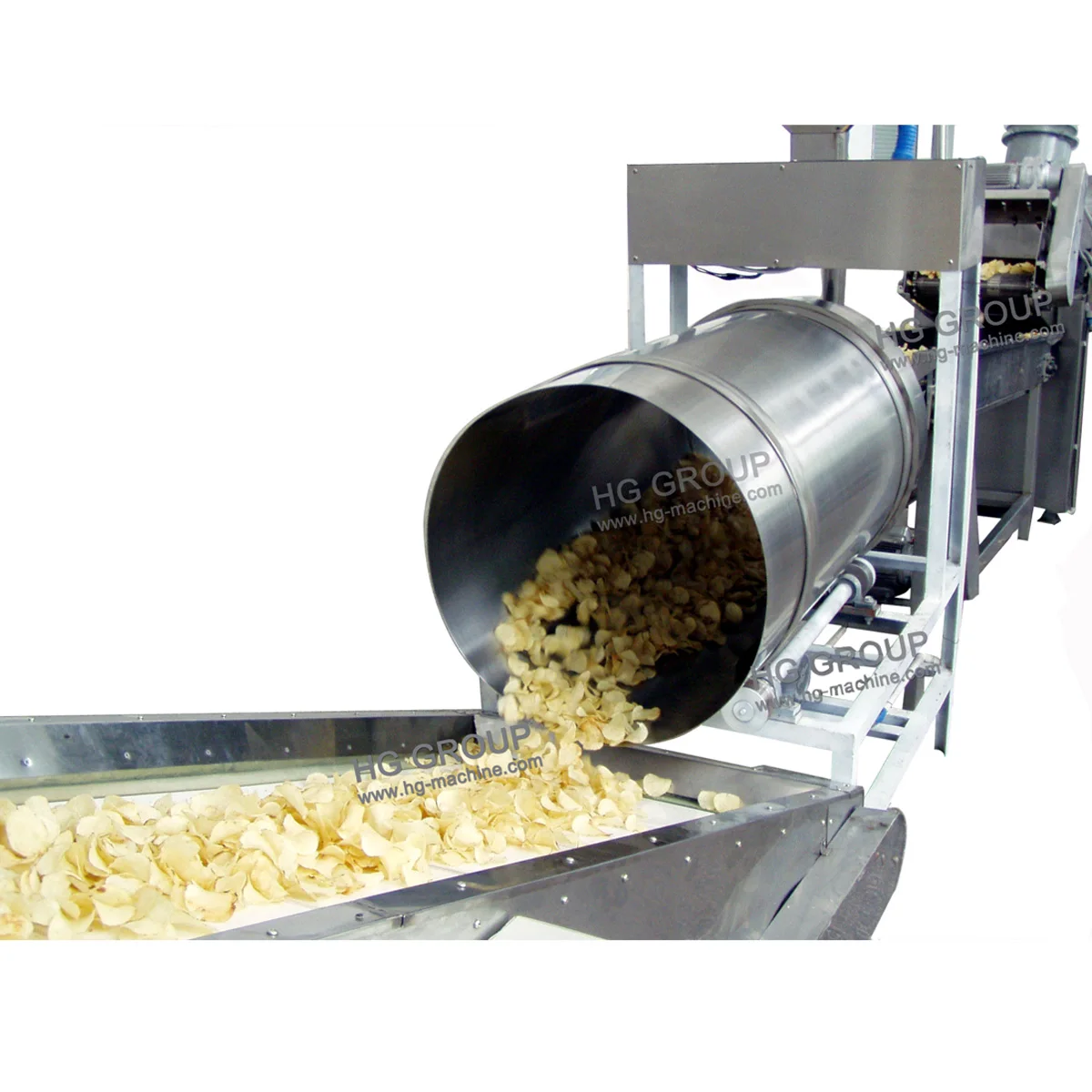 Automatic natural potato chips making machine small snack machine