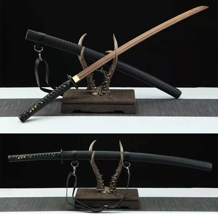 hand made high quality rosewood blade wooden  sword katana ws002