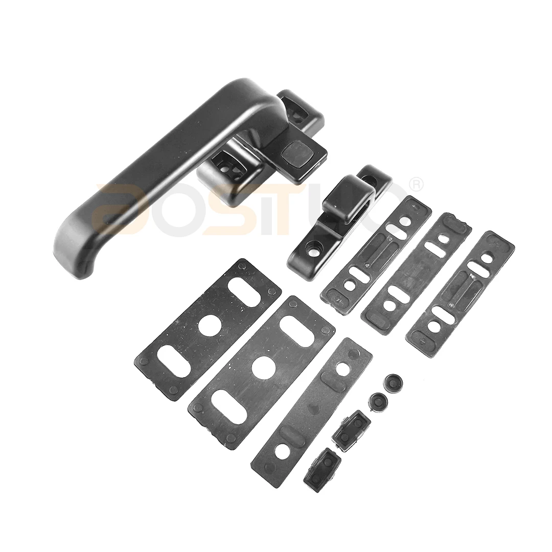 Middle East Market Aluminum Single Point Casement Window Handle Pull Sliding Window Door Handle Lock For UPVC Window