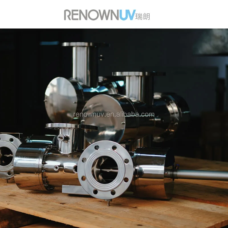 1.2kw Medium Pressure UV Water Sterilizer for swimming pool water sterilizing and disinfection