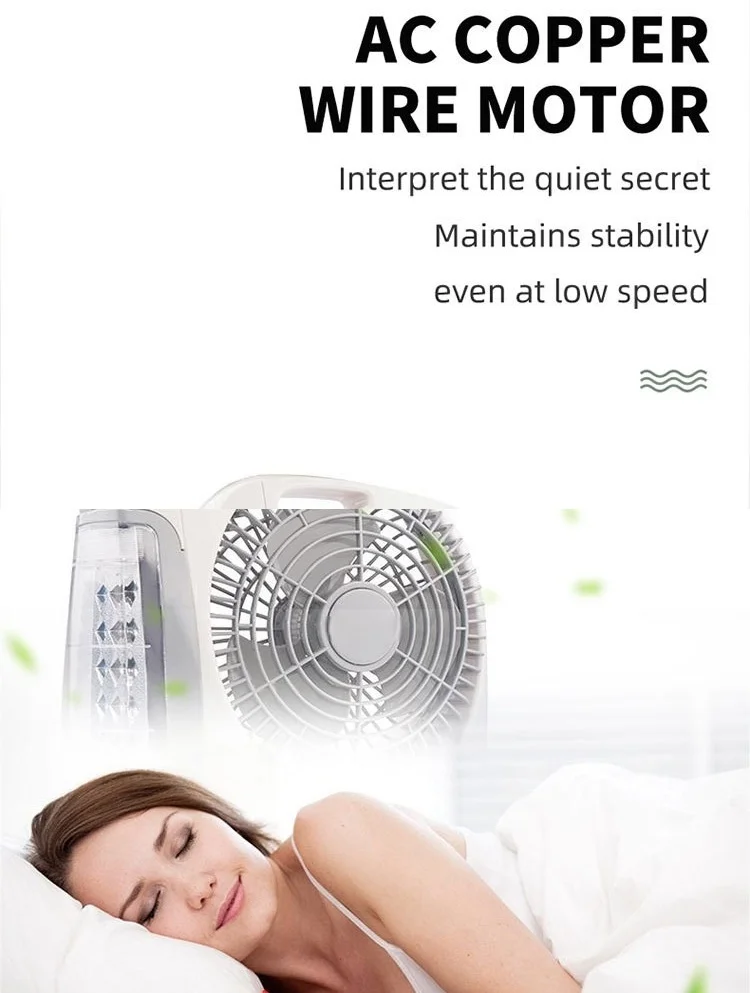 Multi-Media USB Charging Bluetooth Multi-Function Solar Panel Fan  8 Inch Rechargeable Solar Fan 3.2v 5800mA  Battery