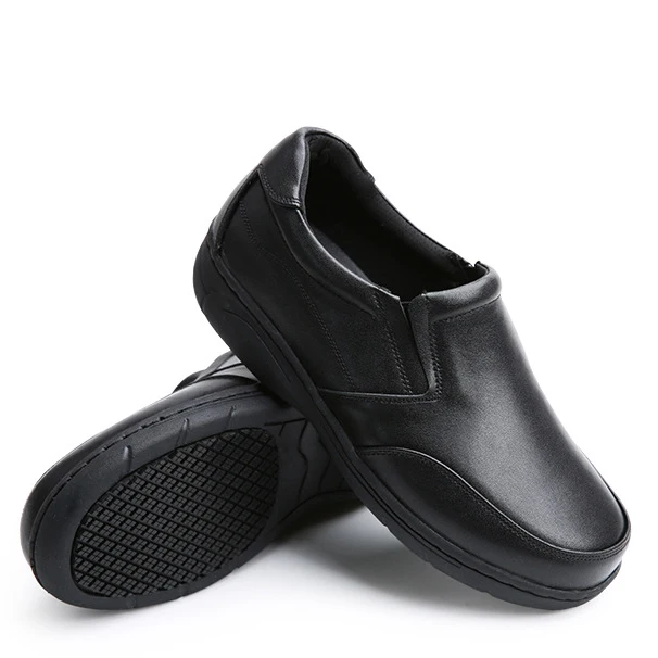 JIEJU Wear resistant Latest Black kitchen shoe chef chef waterproof shoes For CookerClogged Shoes For Kitchen