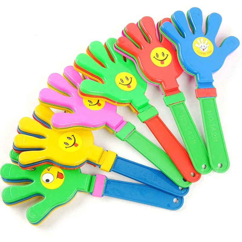 Promotion Gift Noise Maker OEM Clap Plastic Cheering Hand Clapper Sport Fans Cheering Activities clapping Toy Hand Clapper