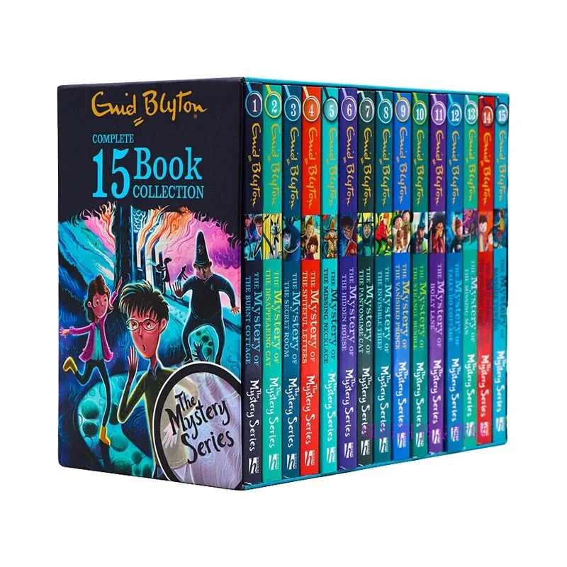 Enid Blyton заполнил коллекцию из 15 книг Детективная серия рассказов детективный роман