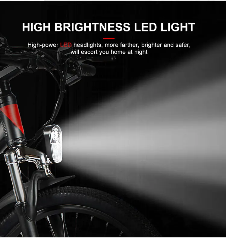 HEENOOR factory low price Electric Dirt Bicycle With Mudguard MTB E cycle 21 Speed Adult Mountain Bike Elektrisk mountainbike