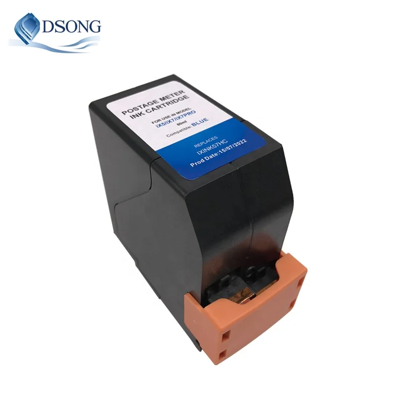 A0139652_IX7 Blue Color cartridge IX7 for Neopost Quadient IX7 IX-7 franking machine (84ML)