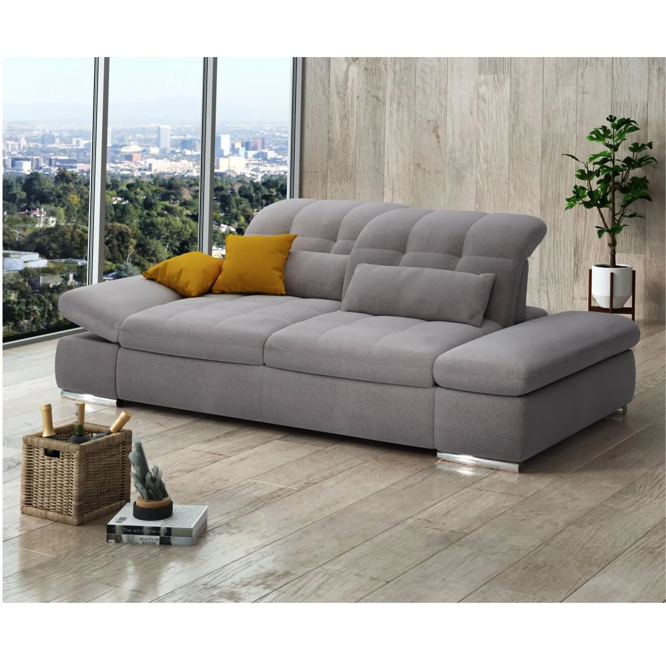 Modern Luxury 2-Seater Velvet Sofa with Reclining Feature European Design Home Furniture for Living Room and Villa
