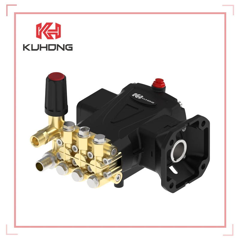 Kuhong Triplex Direct 2800rpm 110bar 3.4 Hp 12lpm High Pressure Washer Plunger Head Pump