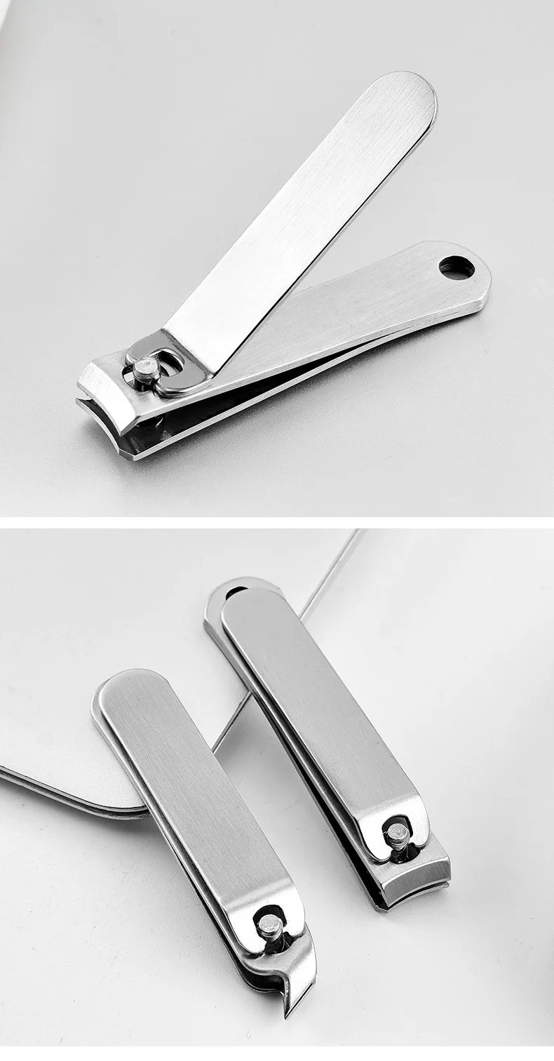 Professional 6 Pieces Manicure Pedicure Kit Nail Clippers Set Personal Care Tools Travel Stainless Steel Nail Clipper with Case