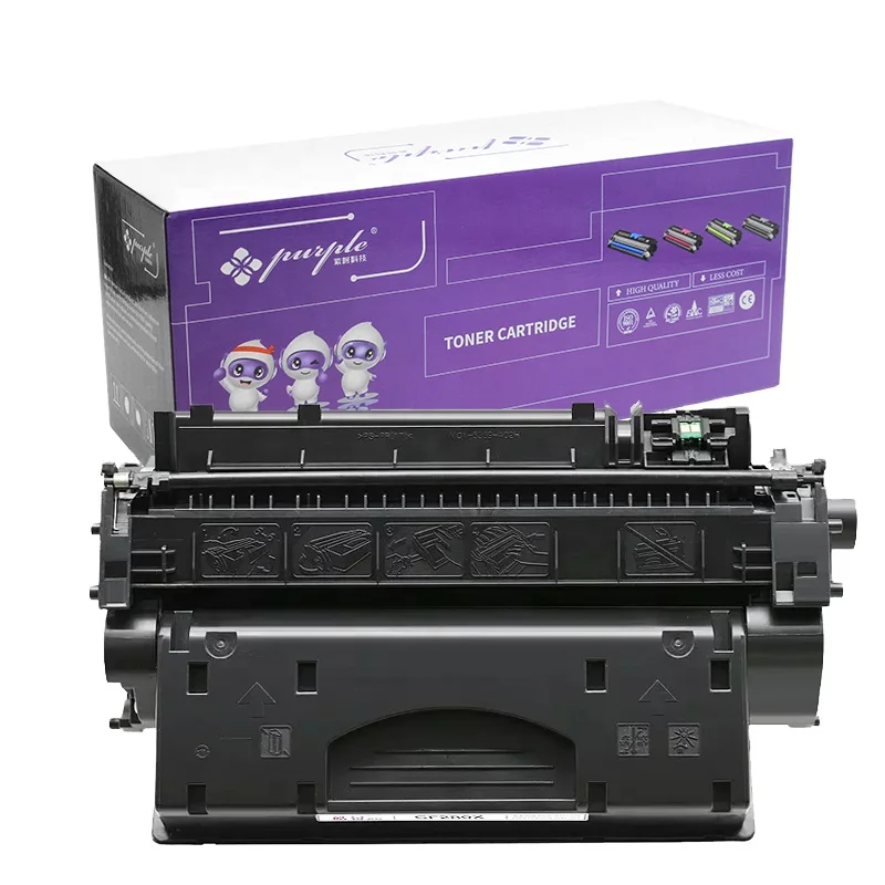 Фиолетовый совместимый с CE505 505A 05A CE505A тонер-картридж для принтеров LaserJet P2035 P2035n P2055dn P2055x ce505a