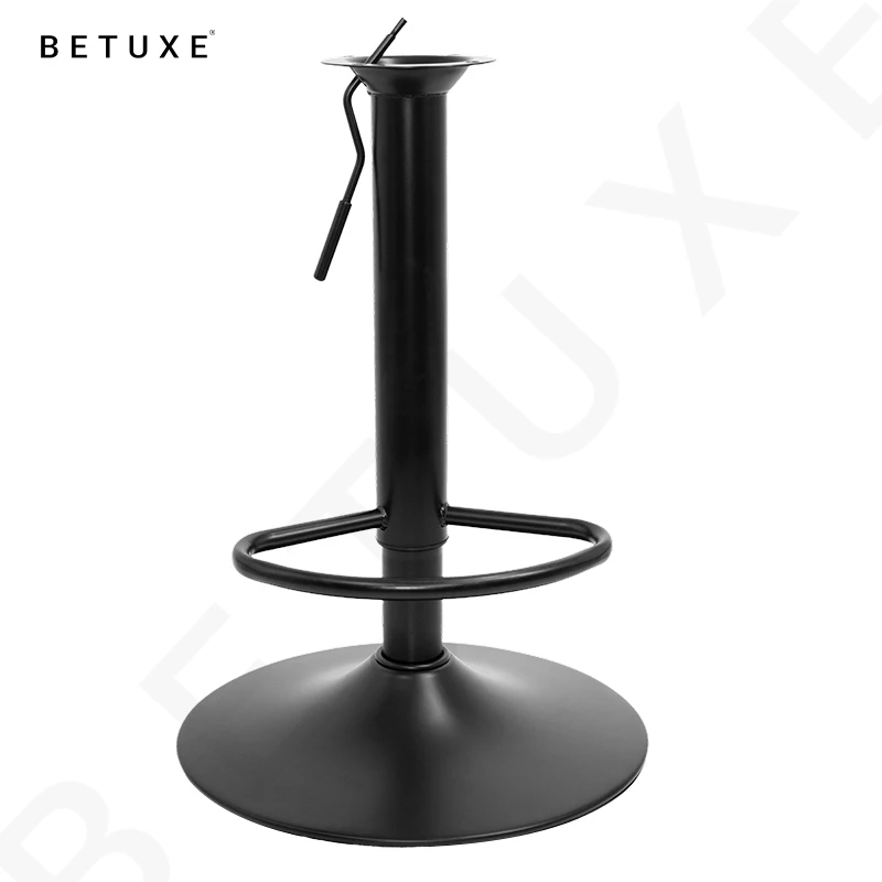 New Design Bar Chair Fittings Chair Base With Round Footrest For Kitchen