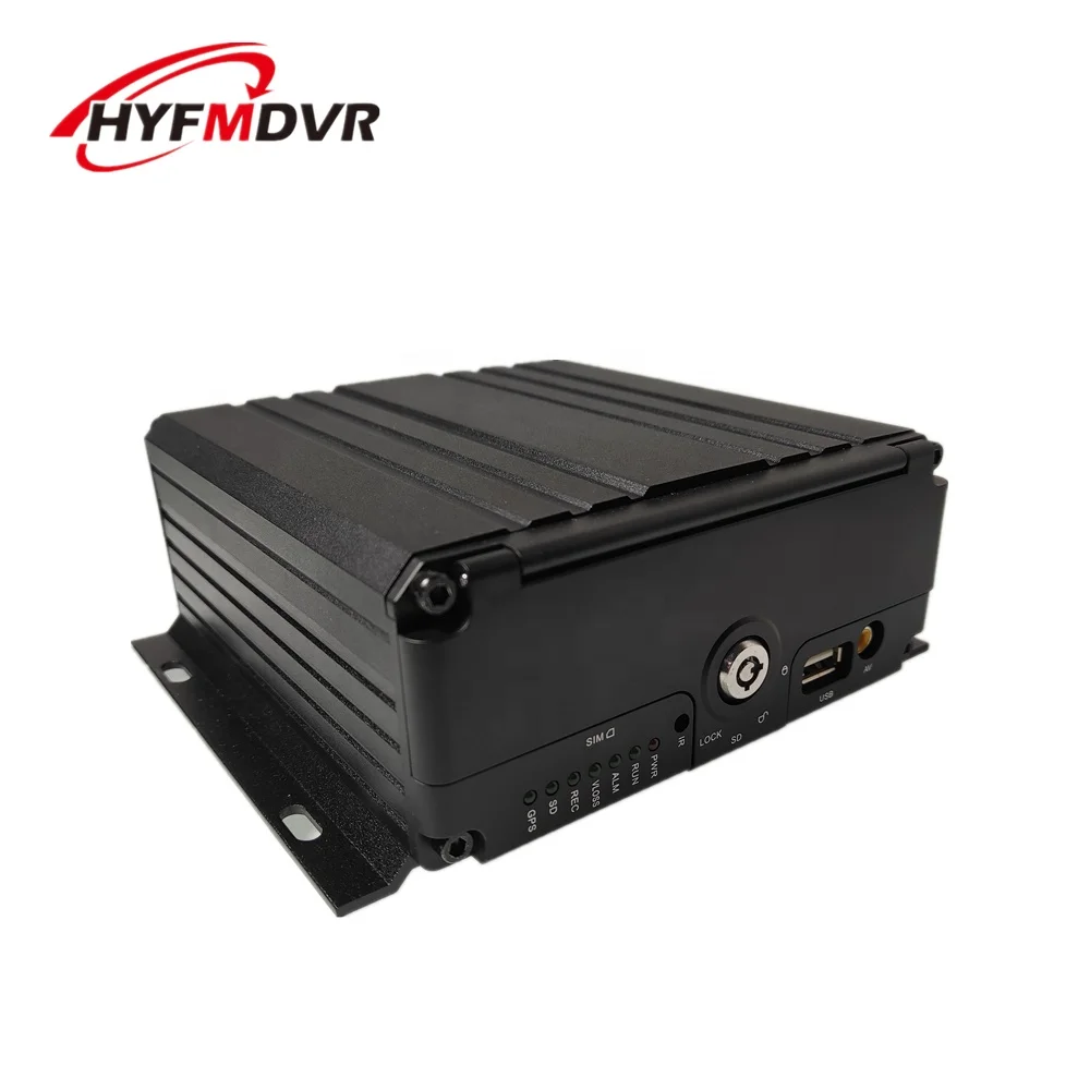 HYF MDVR The factory develops AHD 8CH hard disk truck MDVR remote video monitoring host + temperature sensor detection