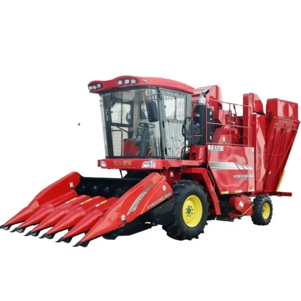 2023 new 3\ 4 \ 5 rows header space Customized 4YZ-4  maize picking combine corn harvester