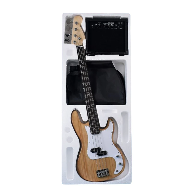 Manufacturer Supply Unisex P Bass Beginner Kits Full Luggage Bass Set