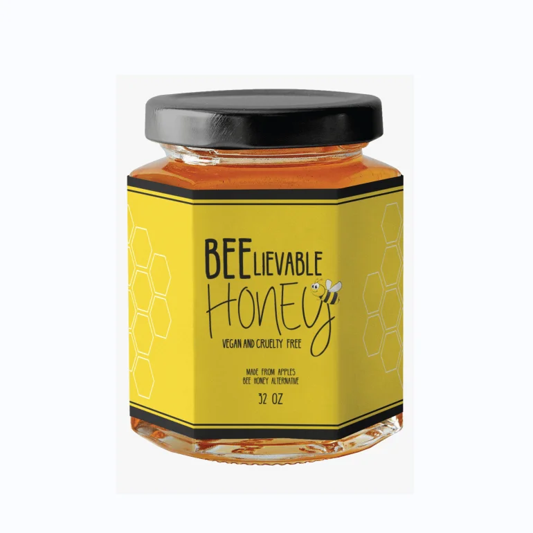 Wholesale Custom Design and Printing Food Packaging Self Adhesive Honey Jar Bottle Label Sticker Private Label for Honey