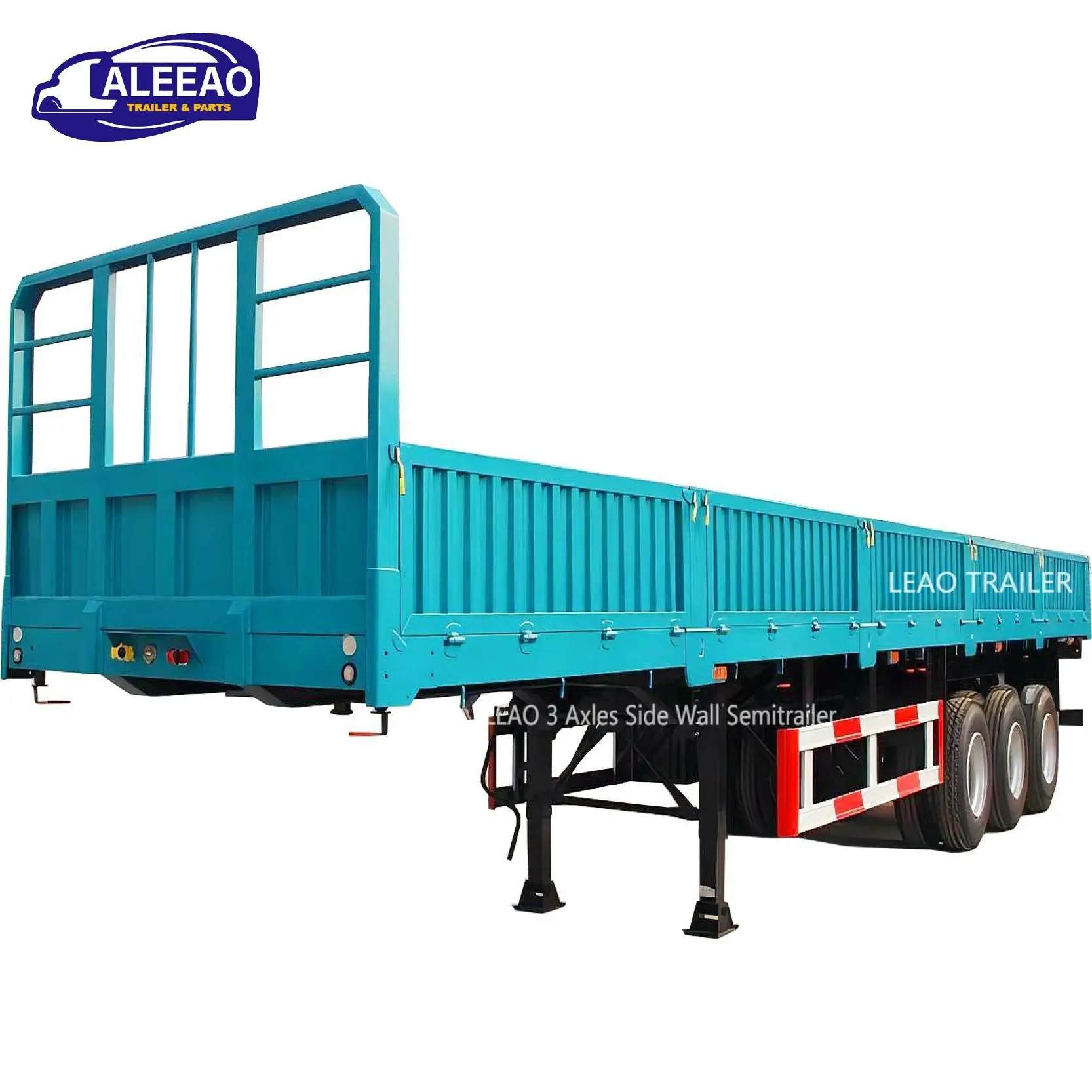 Б/у 3-х осевой полуприцеп с боковой стенкой 600-1000 мм 800 мм, грузовой полуприцеп, боковая стенка 40 тонн для продажи