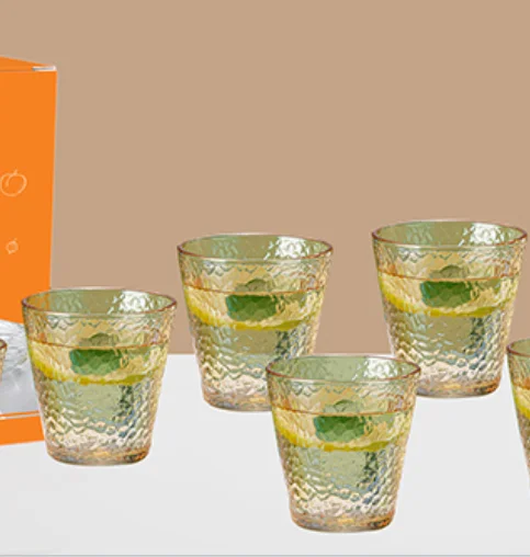 Tea cup set bulk buying high quality glasses drink cup glass water juice tea coffee cup set