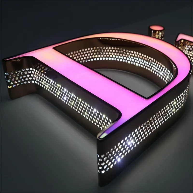 New Product Led Backlit Logo Company Sign Letters Custom 3d Signs for Business Outdoor