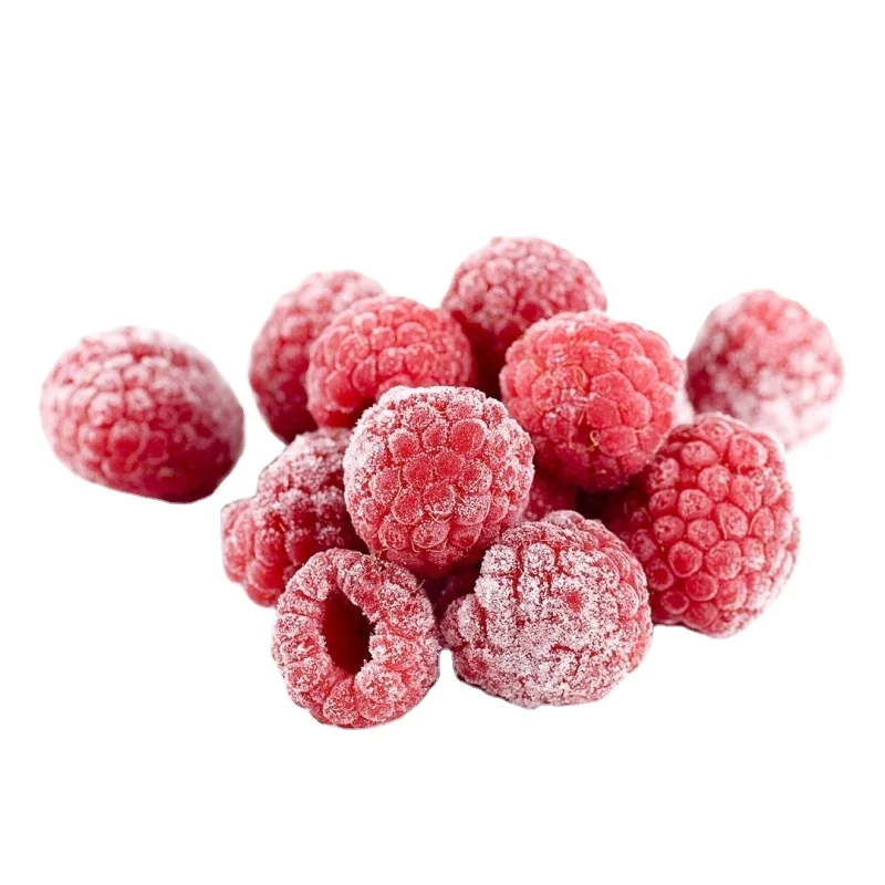 IQF Raspberry frozen Factory Price Sweet Taste 90% Whole Red Frozen Raspberry for Sale