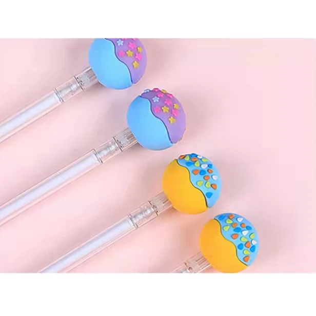 Sweet candy shaped neutral pen cute creative office stationery 0.5mm black replaceable pen