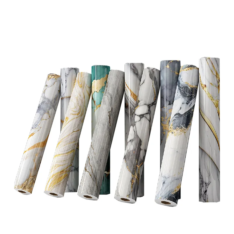 Wholesale Self Adhesive Wall Panels Sticker PET Wall Sticker Interior Decoration Thickened Wallpaper Rolls For Home Decoration