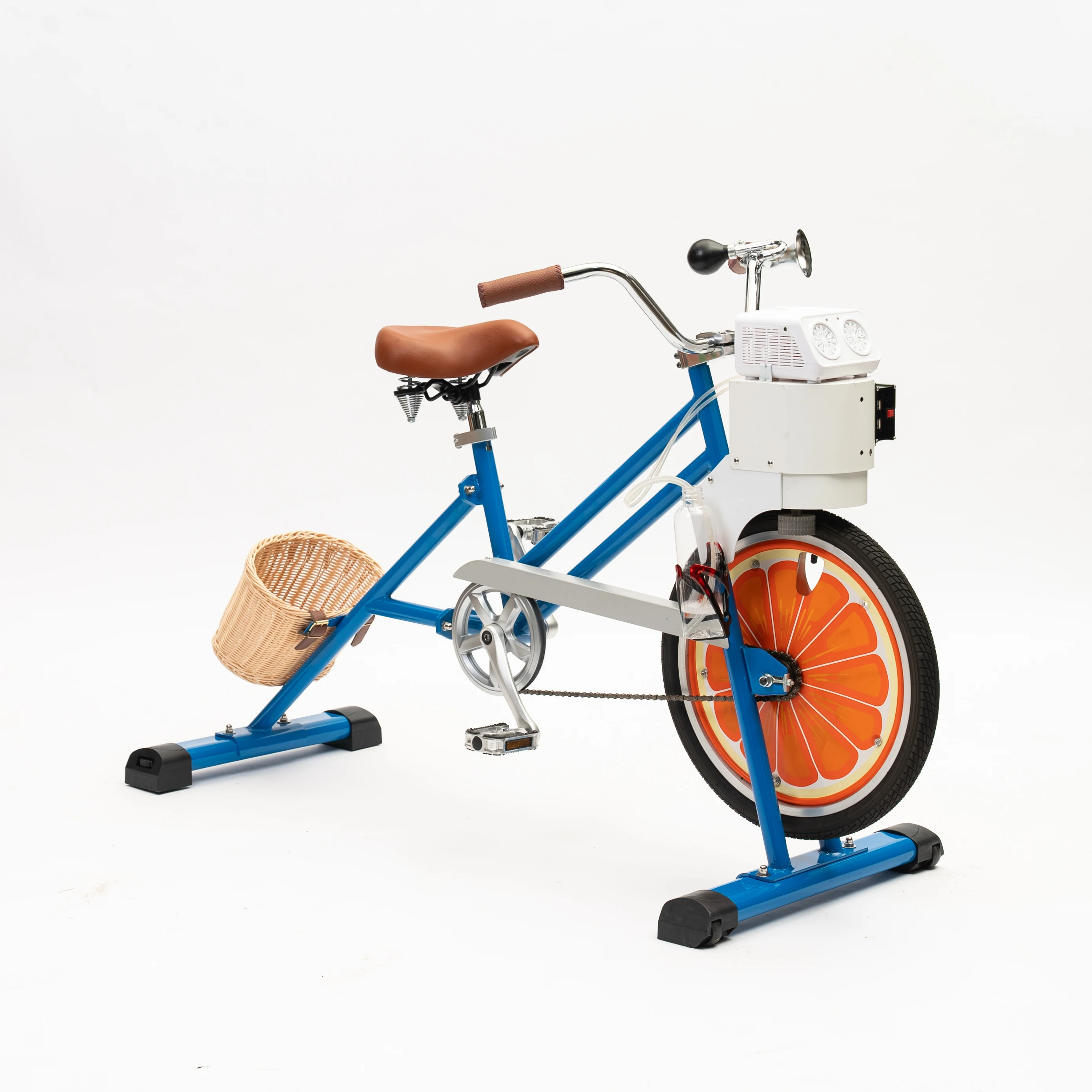 EXI aluminium bubble maker machine with bike advertisement generator chopper bicycle for kid bicycle amusement machine city bike