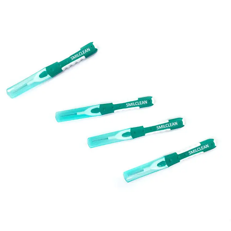 Wholesale Bulk Portable Reusable Toothbrush Toothpick Dental Interdental Brush For Teeth Cleaning