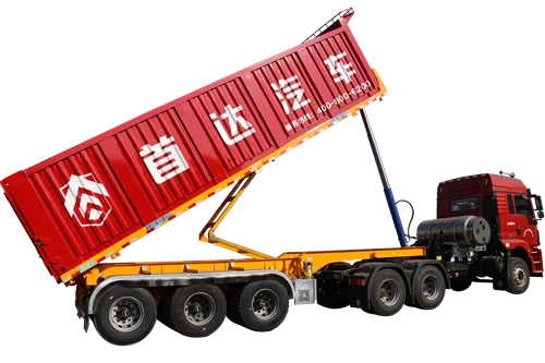 World Class Quality Hydraulic Tipping Trailer, Semi-Trailer Dump Truck, Side Tipper Dump Trailer For Sale