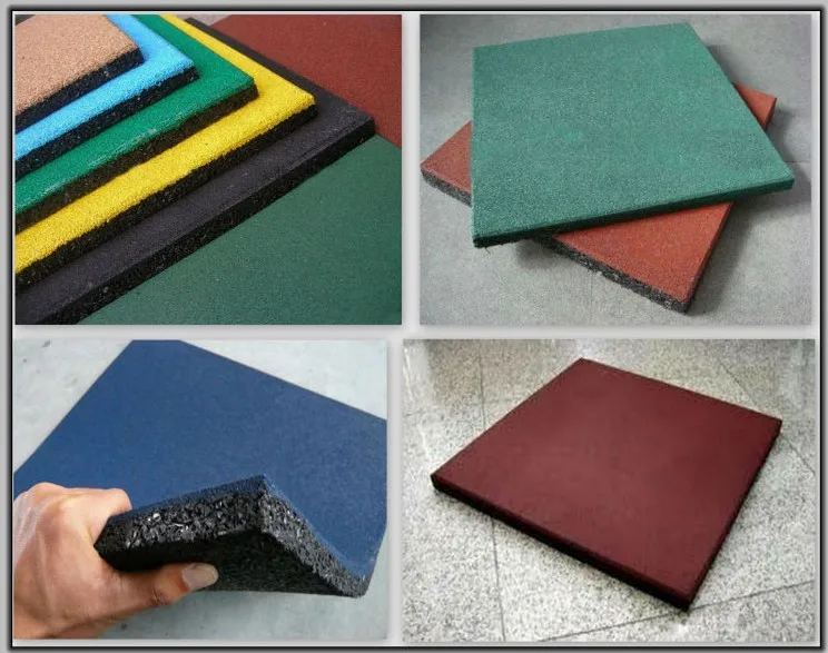 100% EPDM material rubber flooring for Commercial Gym Fitness room