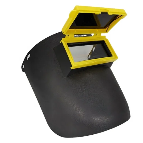 CE EN175  plastic  welding helmets glass welding helmet with handle