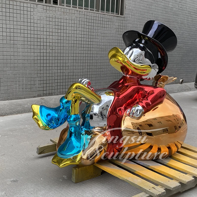 Customized 3d printed sculpture indoor decor duck sculpture
