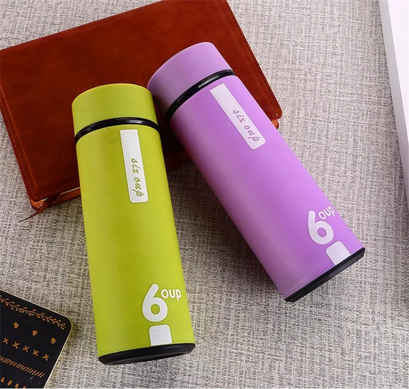 400ml Promotional Nice portable glass double layer glass bottle water glass business cup gift cup