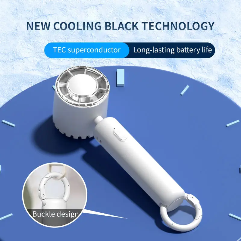 Заводская оптовая продажа Электрический охлаждающий USB мини-Турбо-вентилятор портативные вентиляторы 2000 мАч небольшой ручной вентилятор с крючком