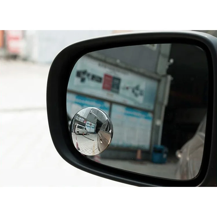 2 Pack Adjustable Car Blind Spot Mirror Side Convex Rear View Mirror / 2 Inches Universal 1000sets Color Insert WV-8E104 5 Days