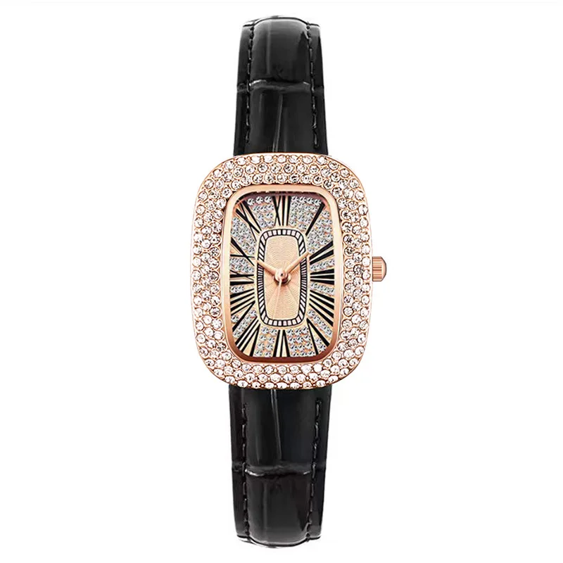 women Ladies Wristwatch decor watch Luxury Rhinestone Bracelet Watch for Women Women Watches