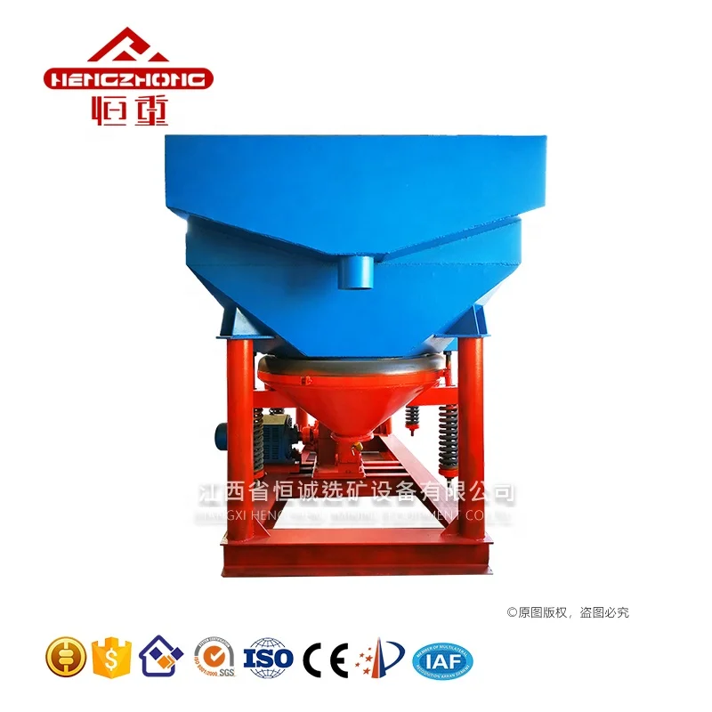 Tin ore processing plant cassiterite gravity jig concentrator gold mining equipment diamond jig machine for barite