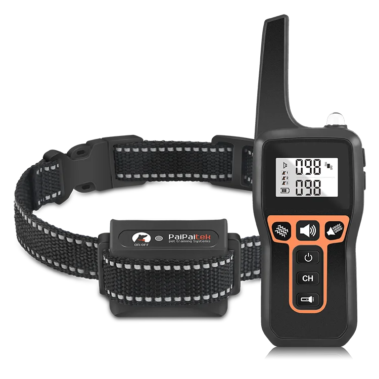 Anti bark of dog barking collar rechargeable remote control training pet no shock bark-stop 800m with remote