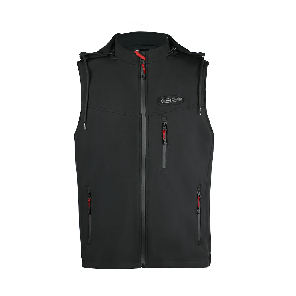 Cold Winter Down Heated Vest Warming  Light Soft Fleece USB Heated Vest Unisex Rechargeable He Size Adjustable