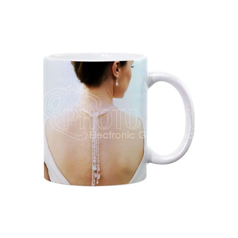 11 oz. Нажмите на изображение для просмотра в полный размер простая бланковые Цветные Пользовательские радужные блестящие керамическая кружка