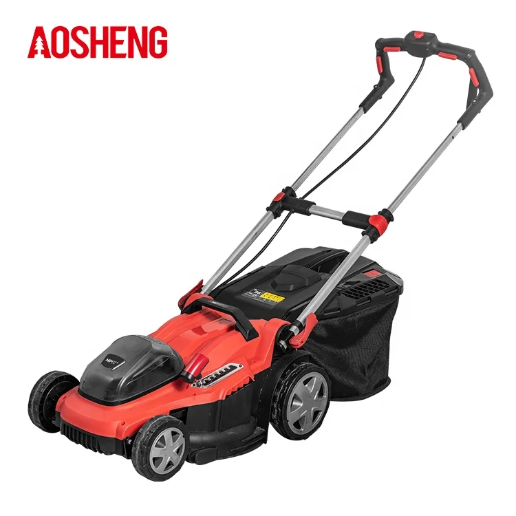Стандартное зарядное устройство AOSHENG 40 в Ач Сменный аккумулятор для садовых инструментов малошумная газонокосилка 16 дюймов Беспроводная