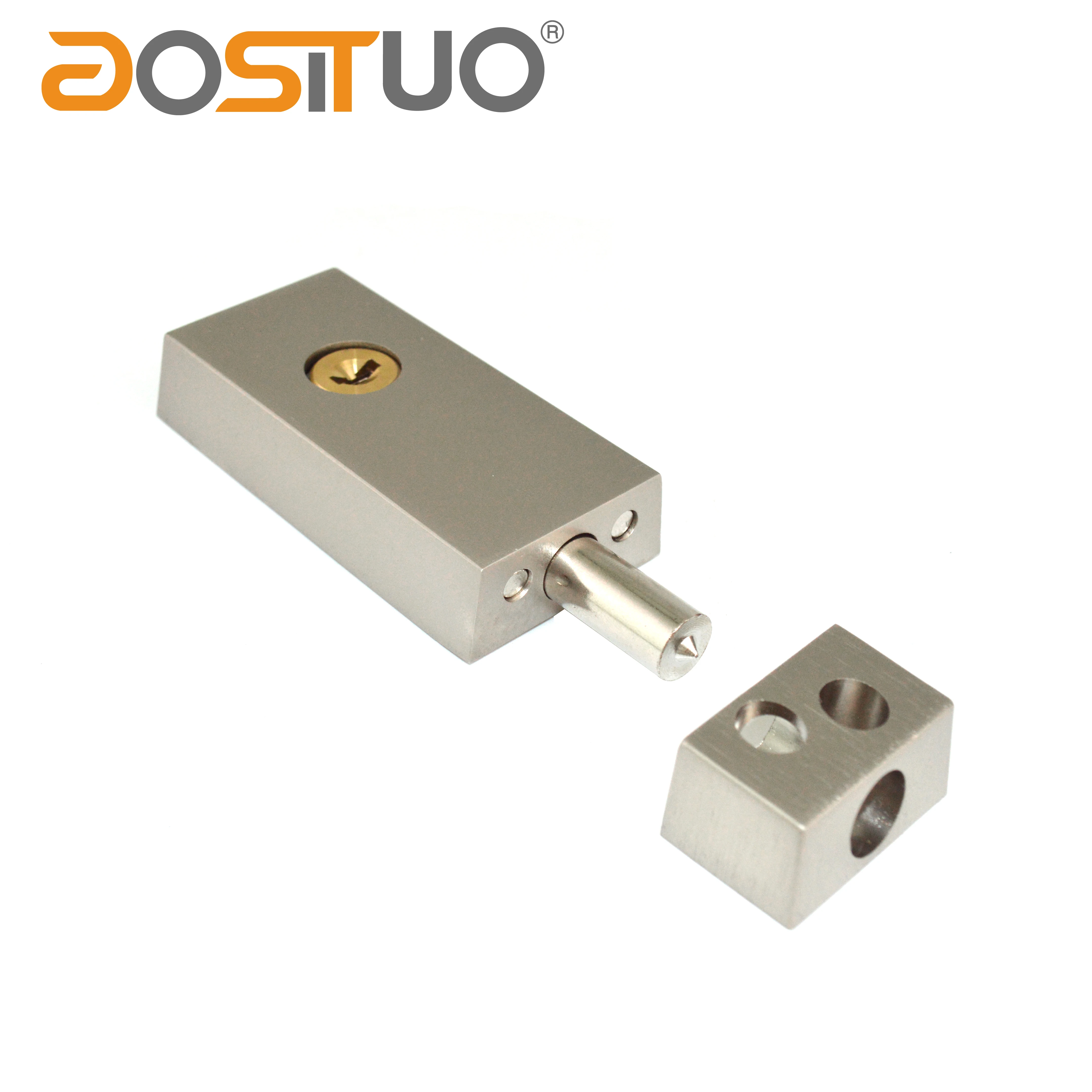 Small size sliding door dead lock hidden door lock for wooden door