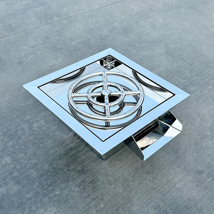 Fenlin new design stainless steel 304 fire waterfall with light for pool