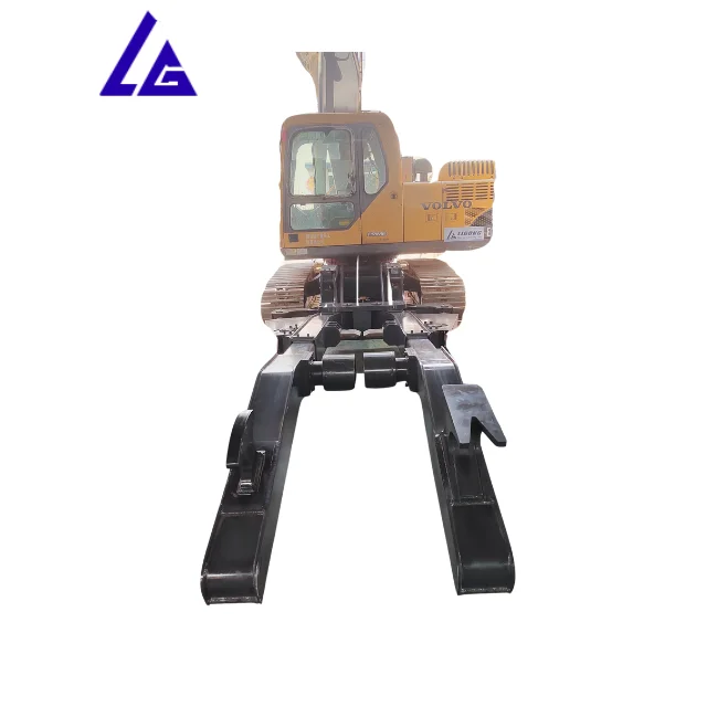 Skillful Car Teardown Holding Arm Vehicle Breaking Car Dismantling