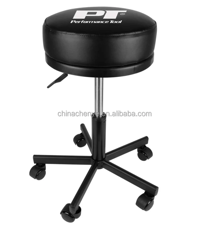 Thick Big Top Pneumatic Rolling Shop Stool Mechanic stool Garages stool for Workshops
